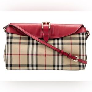 Burberry Haymarket Check Crossbody Bag
